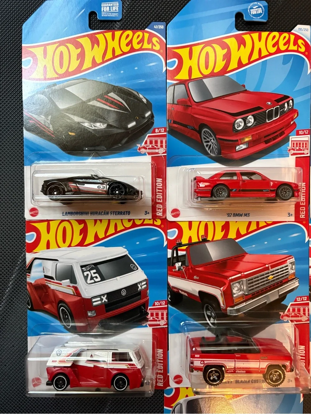 Hot Wheels Red Edition Target Exclusive 7 cars